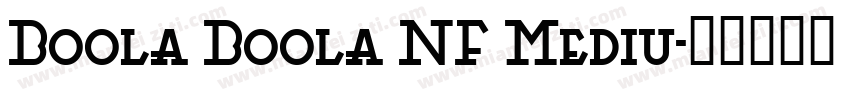 Boola Boola NF Mediu字体转换